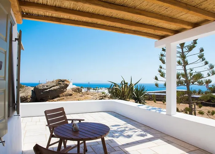 Abella Paraga Mykonos, Traditional With Amazing Sea View, Up To 6 People וילה פרדייז ביץ'