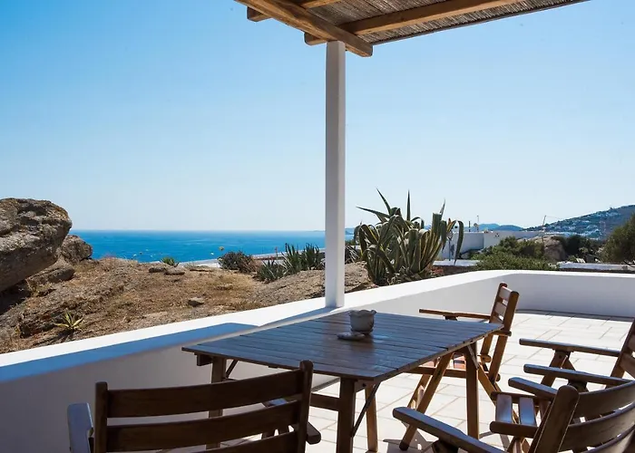Vila Abella Paraga Mykonos, Traditional With Amazing Sea View, Up To 6 People